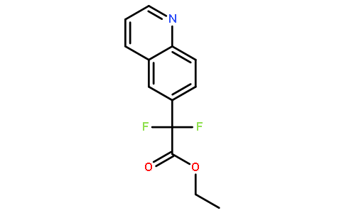 2,2-二氟-2-(喹啉-6-基)乙酸乙酯