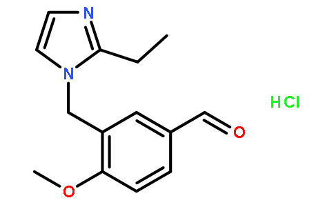 3-[(2-乙基-1h-咪唑-1-基)甲基] -4-甲氧基苯甲醛
