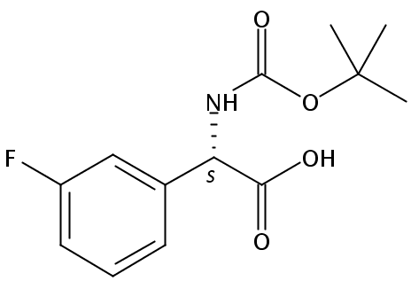 (2S)-2-[(叔-丁氧基)羰基氨基]-2-(3-氟苯基)乙酸