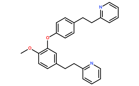 2-[2-(4-{2-Methoxy-5-[2-(2-pyridinyl)ethyl]phenoxy}phenyl)ethyl]p yridine