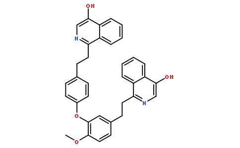 1-[2-(4-{5-[2-(4-Hydroxy-1-isoquinolinyl)ethyl]-2-methoxyphenoxy} phenyl)ethyl]-4-isoquinolinol