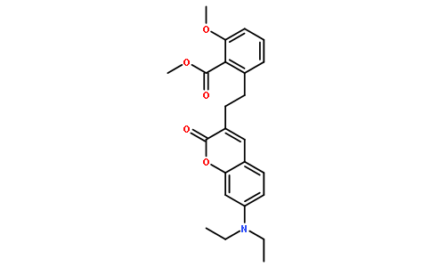 Methyl 2-{2-[7-(diethylamino)-2-oxo-2H-chromen-3-yl]ethyl}-6-meth oxybenzoate