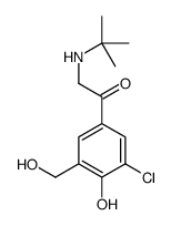 2-(tert-butylamino)-1-[3-chloro-4-hydroxy-5-(hydroxymethyl)phenyl]ethanone