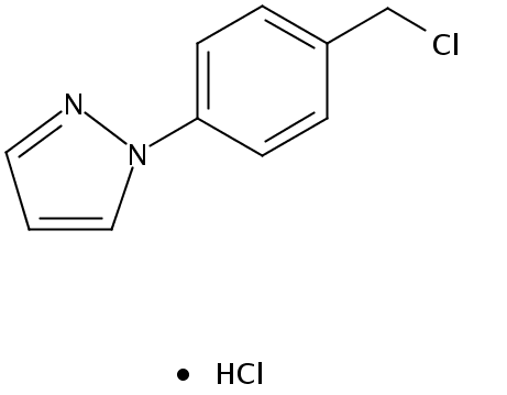1-[4-(氯甲基)苯基]吡唑盐酸盐