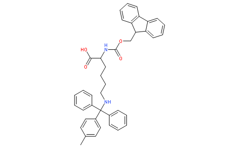 N-Fmoc-N’-(4-甲基三苯甲基)-D-赖氨酸