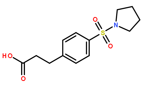 3-[4-(吡咯烷-1-基磺酰基)苯基]丙酸
