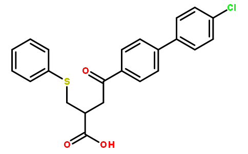 (S)-4-(4’-氯联苯-4-基)-4-氧代-2-(苯硫基甲基)丁酸