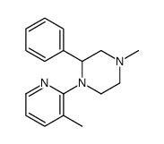 4-methyl-1-(3-methylpyridin-2-yl)-2-phenylpiperazine