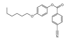 4-Cyanobenzoic acid 4-(hexyloxy)phenyl ester