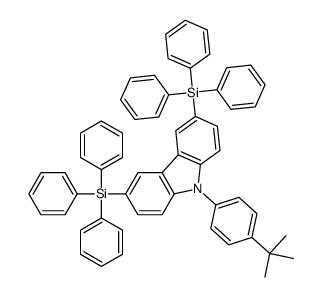 9-(4-叔丁基苯基)-3,6-双(三苯基硅基)-9H-咔唑