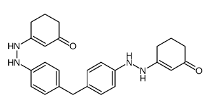 3-[2-[4-[[4-[2-(3-oxocyclohexen-1-yl)hydrazinyl]phenyl]methyl]phenyl]hydrazinyl]cyclohex-2-en-1-one