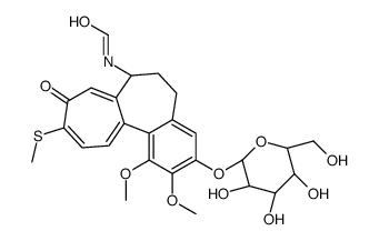 N-[(7S)-1,2-dimethoxy-10-methylsulfanyl-9-oxo-3-[(2S,3R,4S,5S,6R)-3,4,5-trihydroxy-6-(hydroxymethyl)oxan-2-yl]oxy-6,7-dihydro-5H-benzo[a]heptalen-7-yl]formamide