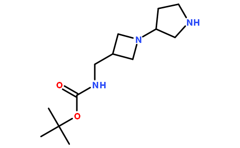 (1-吡咯烷-3-基-氮雜啶-3-甲基)-氨基甲酸叔丁酯