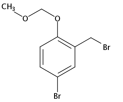 4-bromanyl-2-(bromomethyl)-1-(methoxymethoxy)benzene