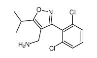 [3-(2,6-dichlorophenyl)-5-propan-2-yl-1,2-oxazol-4-yl]methanamine