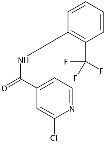 4-Pyridinecarboxamide, 2-chloro-N-[2-(trifluoromethyl)phenyl]-