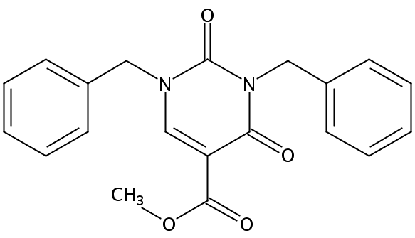 Methyl 1,3-dibenzyl-2,4-dioxo-1,2,3,4-tetrahydropyrimidine-5-carboxylate
