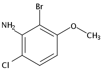 2-溴-6-氯-3-甲氧基苯胺