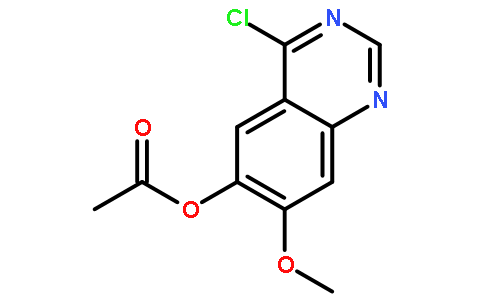 4-氯-6-乙酰氧基-7-甲氧基喹唑啉