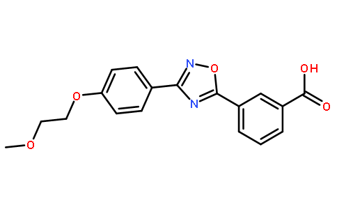 3-(3-(4-(2-甲氧基乙氧基)苯基)-1,2,4-噁二唑-5-基)苯甲酸