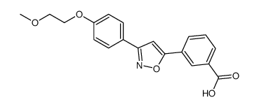3-(3-(4-(2-甲氧基乙氧基)苯基)异噁唑-5-基)苯甲酸