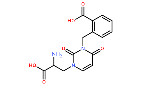 2-[[3-[(2S)-2-amino-2-carboxyethyl]-2,6-dioxopyrimidin-1-yl]methyl]benzoic acid