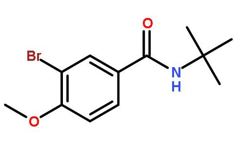 N-叔丁基-3-溴-4-甲氧基苯甲酰胺