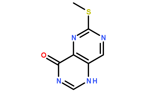 6-甲硫基嘧啶并[5,4-D]嘧啶-4(1H)-酮