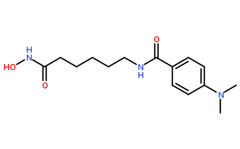 4-(dimethylamino)-N-[6-(hydroxyamino)-6-oxohexyl]benzamide