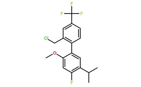 2’-(氯甲基)-4-氟-5-异丙基-2-甲氧基-4’-(三氟甲基)-1,1’-二苯