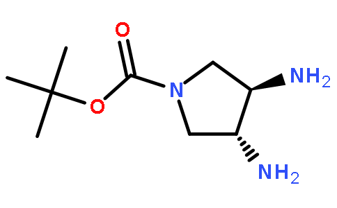 1-Pyrrolidinecarboxylicacid,3,4-diamino-,1,1-dimethylethylester,(3R,4R)-(9CI)