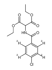 (4-Chlorobenzoylamino)malonic Acid-d4 Diethyl Ester