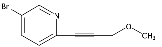 5-bromo-2-(3-methoxy-prop-1-ynyl)-pyridine