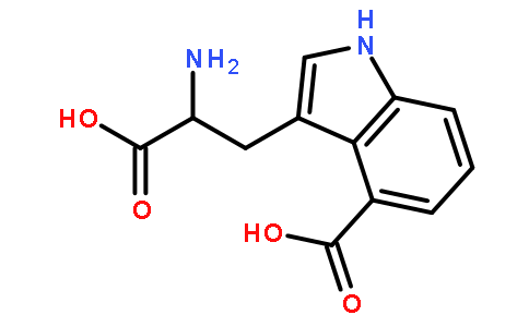 3-(2-氨基-2-羧基乙基)-1H-吲哚-4-羧酸