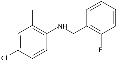 4-氯-N-(2-氟苄基)-2-甲基苯胺