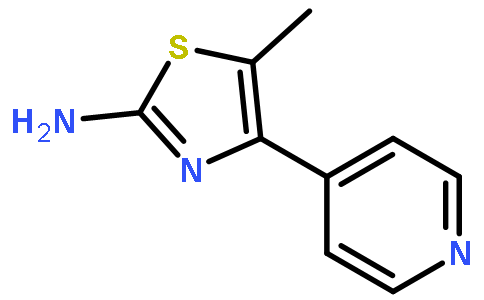5-甲基-4-吡啶-4-噻唑-2-胺