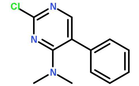 2-氯-N,N-二甲基-5-苯基嘧啶-4-胺