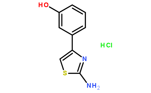 3-(2-氨基-4-噻唑基)苯酚盐酸盐