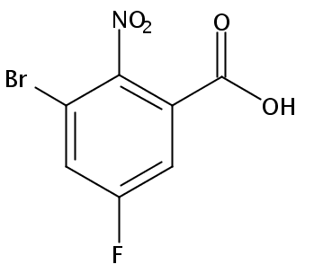 3-Bromo-5-fluoro-2-nitrobenzoic acid
