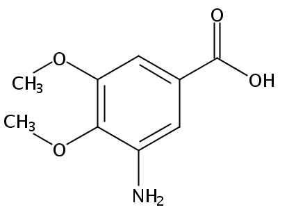 3-氨基-4,5-二甲氧基苯甲酸