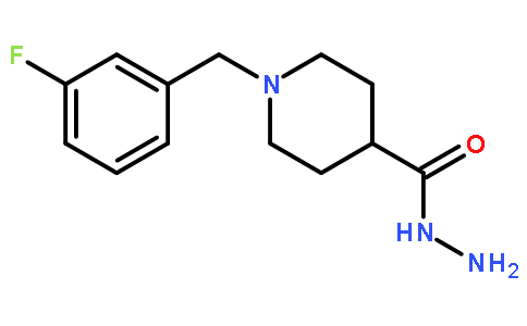 1-(3-氟苄基)-4-哌啶碳酰肼