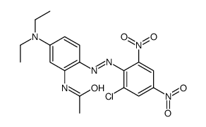 N-[2-[(2-氯-4,6-二硝基苯基)偶氮]-5-(二乙基氨基)苯基]乙酰胺