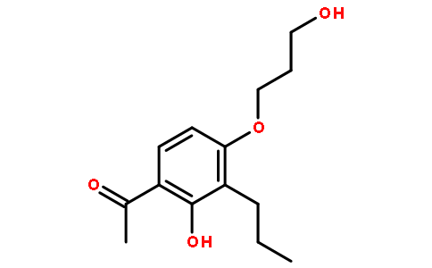 1-(2-hydroxy-4-(3-hydroxypropoxy)-3-propylphenyl)ethanone