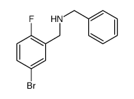 N-[(5-bromo-2-fluorophenyl)methyl]-1-phenylmethanamine