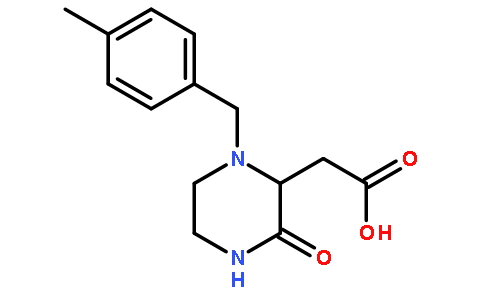 [1-（4-甲基苄基）-3-氧代-2-哌嗪基]乙酸