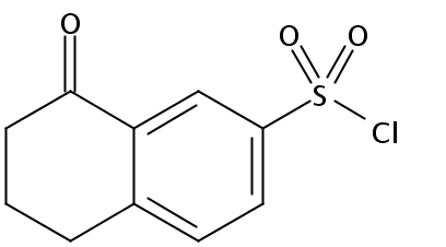 8-Oxo-5,6,7,8-tetrahydronaphthalene-2-sulfonyl chloride