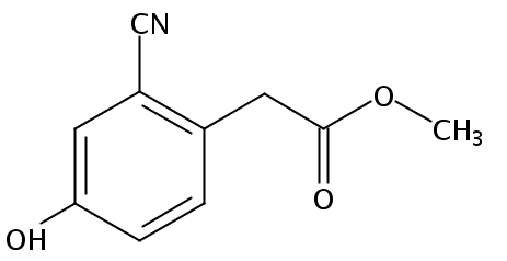 Methyl 2-(2-Cyano-4-hydroxyphenyl)acetate