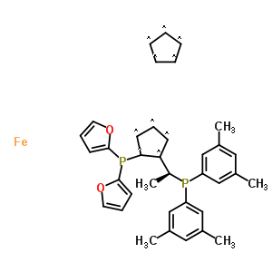 (R)-1-{(SP)-2-[二(2-呋喃基)膦基]二茂铁基}乙基二(3,5-二甲苯基)膦