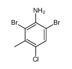 2,6-dibromo-4-chloro-3-methylaniline