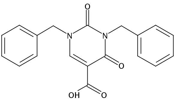 1,3-Dibenzyl-2,4-dioxo-1,2,3,4-tetrahydropyrimidine-5-carboxylic acid